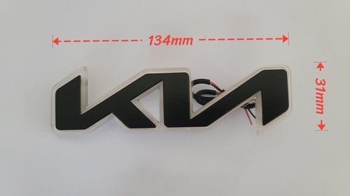 NEW Kia Logo OEM 2way LED Emblem  Front & Rear  MATT BLACK  PICANTO 22 23+ - Bild 13 von 78
