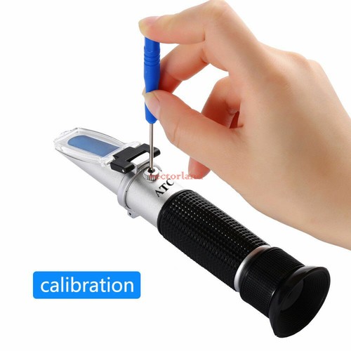 ATC 0-32% Brix Refractometer Sugar Beer Wine Saccharometer Tester Handheld - Picture 4 of 10