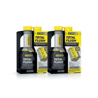 XADO Atomex Total Flush Additivo Protezione Pulitore Olio Motore - Set 2x