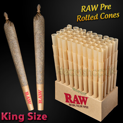 RAW klassische Kingsize-Kegel vorgerollte Kegel Multi-Angebot | Lose verpackt