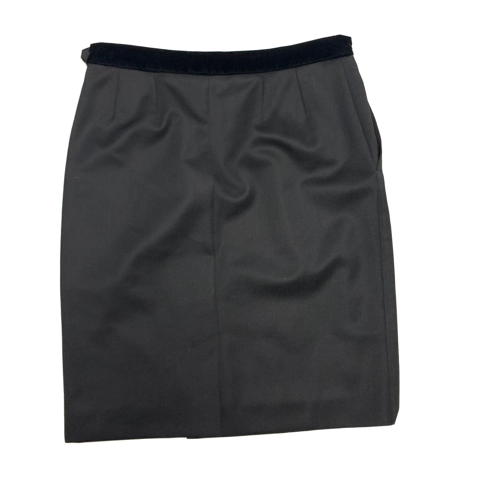 Gonna Yves Saint Laurent 40 lana nera 8