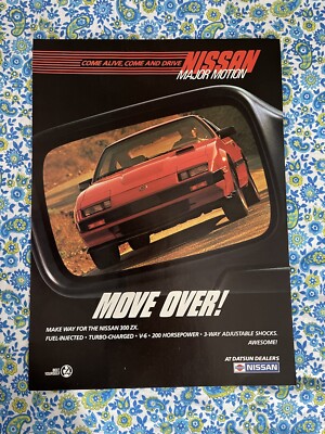 Vintage 1985 Nissan 300 ZX Print Ad | eBay