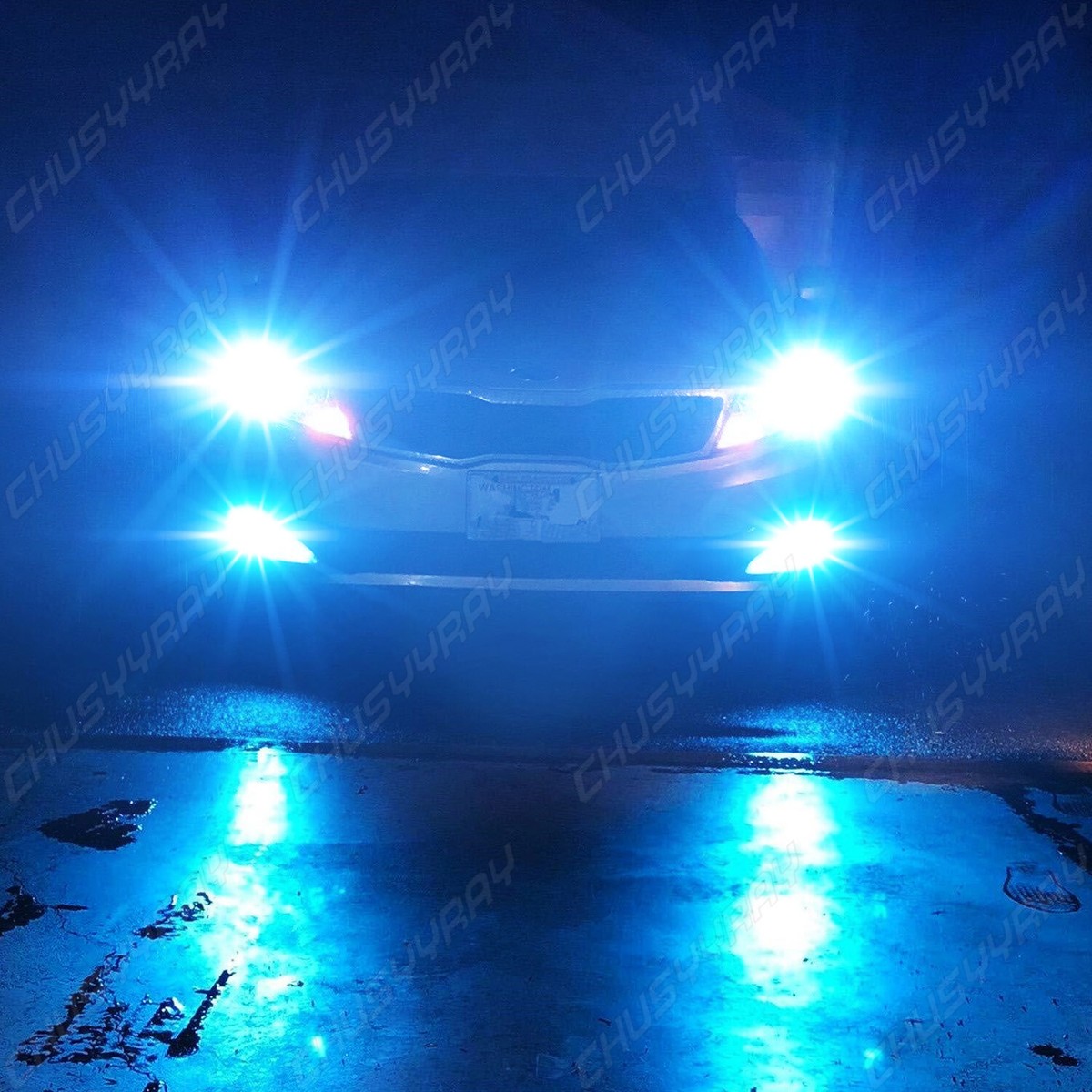 For Lincoln Navigator 1998-2002 Ice Blue 4X LED Headlights+Fog For Lincoln Navigator 1998-2002 Ice Blue 4X LED Headlights+Fog