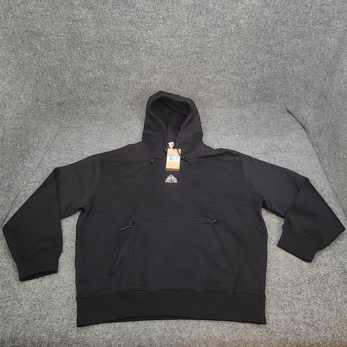 Nike Sweatshirt Mens Medium Black ACG Fleece Hoodie Sweater