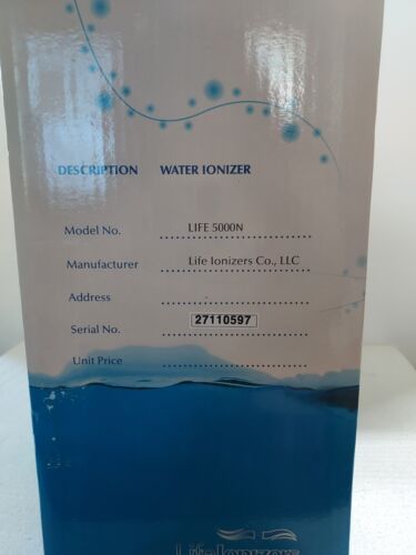 Slightly Used Life Ionizers Ion House Water Filter 5000N With 2 Extra Filters - Picture 4 of 8