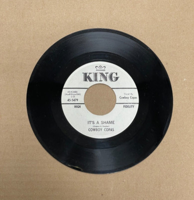 COWBOY COPAS IT'S A SHAME/YOU WALKED RIGHT OUT OF MY DREAMS KING PROMO 45 5479