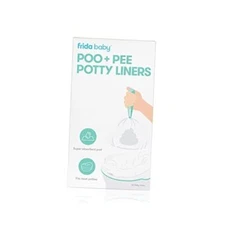  Poo + Pee Leak-Proof, Super-Absorbent Liners Potty Bags, 30 Count Potty Liners