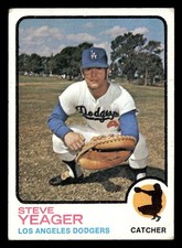 1973 Topps STEVE YEAGER #59 VGEX Los Angeles Dodgers