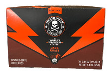 Death Wish Coffee Company Dark Roast Coffee K Cups 10 ct 4.4 oz