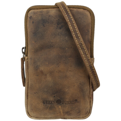 Greenburry Vintage Mobil-Sling Handy Sling Bag Leder Umhängetasche 1593-25 