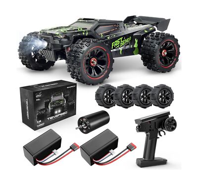 1/14 Brushless RC Cars for Adults Fast 50+ mph, RC Trucks 4x4 Offroad Waterpr...