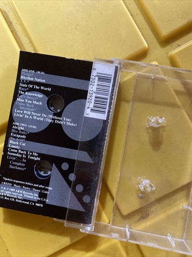 Rhythm Nation 1814 Janet Jackson Cassette 1989 VTG - Foto 3 di 3