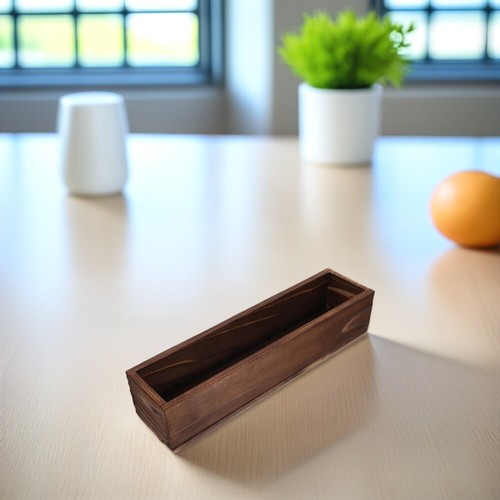 Wooden Flower Pot Planter for Succulents Indoor Boxes Planters Outdoor Plants - Picture 6 of 12