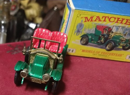 Matchbox Lesney In Original Box RARE. Y-2 1911 Renault / Green. - Picture 5 of 9
