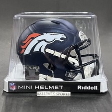 Denver Broncos Speed Mini Helmet Riddell NFL Licensed Brand New!