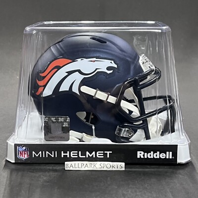 Denver Broncos Speed Mini Helmet Riddell NFL Licensed Brand New