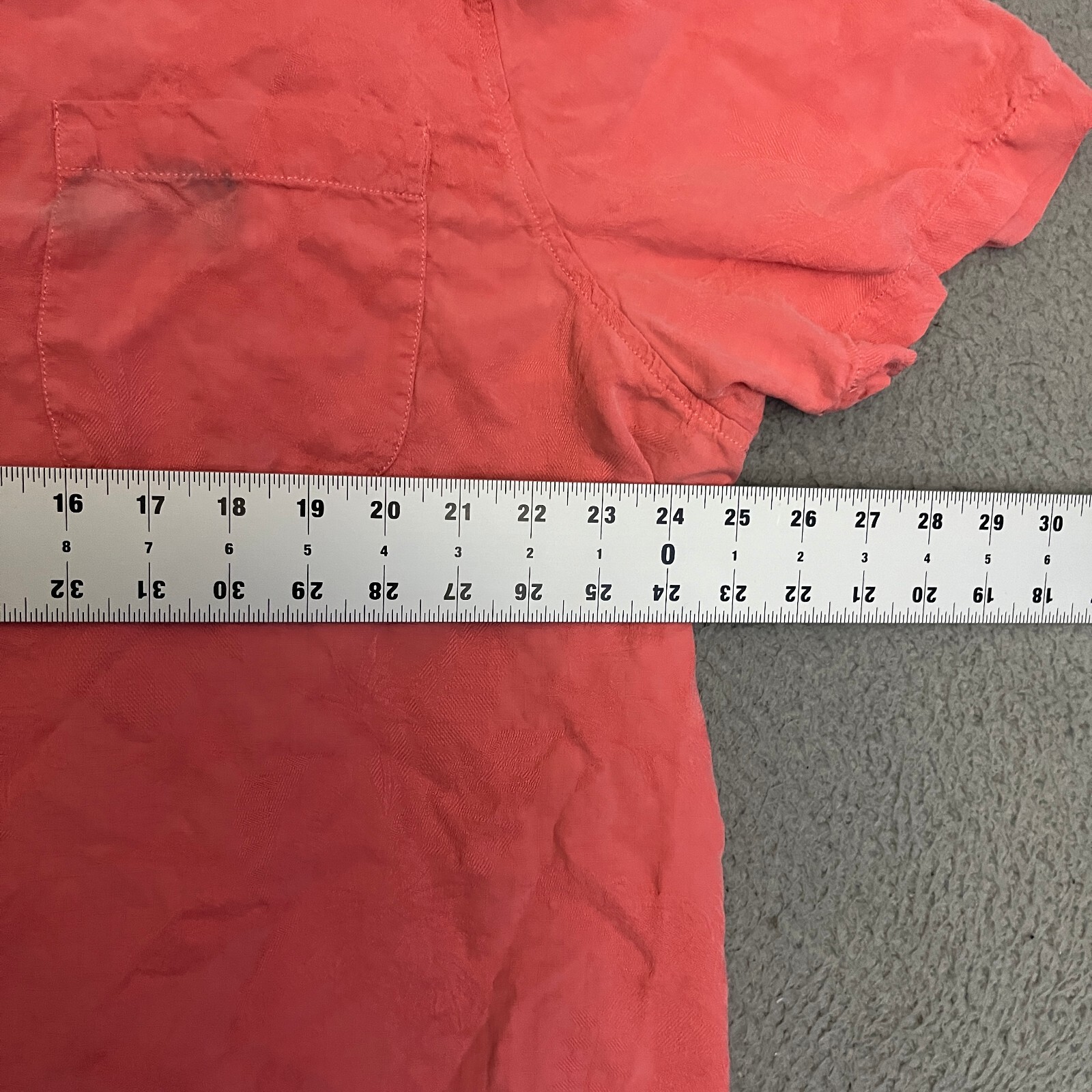 Camicia Tommy Bahama uomo seta Salomon rosa manica corta con bottoni *LEGGI