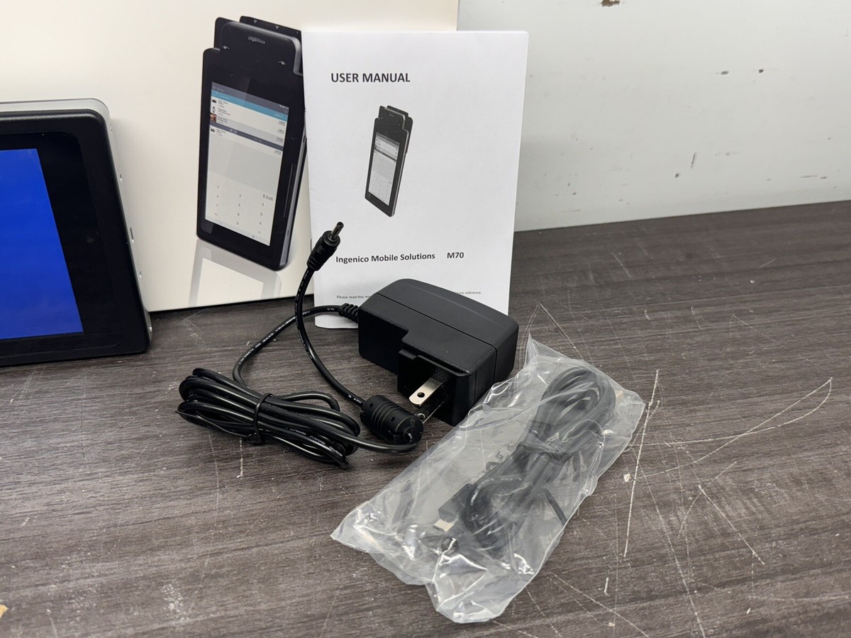 INGENICO MOBY 70 M70 POS TABLET MOBILE PAYMENT TERMINAL ims-m70-v02 #95 for  sale online | eBay