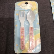 NEW CARE BEARS FORK AND SPOON LITTLE STAR Color May Vary