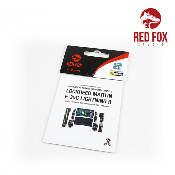Red Fox Studio RFSQS-48073 - 1/48 F-35C Lightning Ii (For Kitty Hawk Kit) - Neu-image