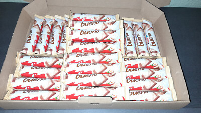 60 Kinder bueno whithe - Ferrero Schokoriegel, MHD  10-2025
