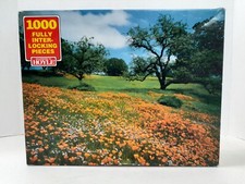 Hoyle 1000 Piece Jigsaw Puzzle Diablo Range 21.5 x 27.5 NOS Sealed USA Made 1123