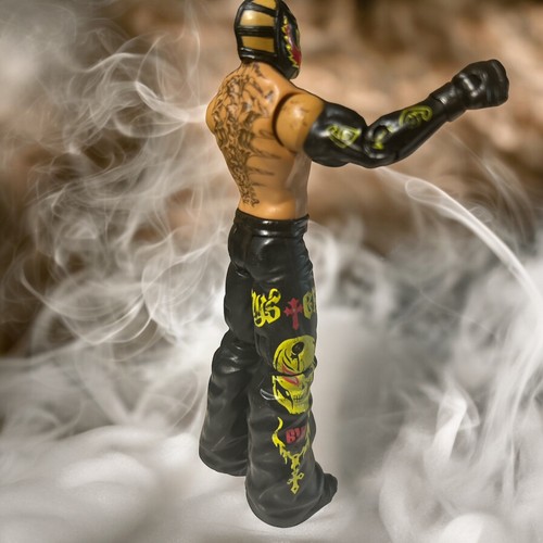 WWE Rey Mysterio Mattel Basic Serie 9 WCW ECW WWF selten - Bild 3 von 9