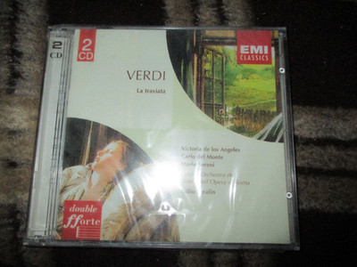 Verdi: La Traviata 2 CD  EMI Classics BMG Edition Double Forte - NEW - 1992