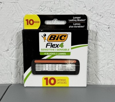 BIC Flex4 Sensitive Replacement Razor Cartridges - 10 Pack