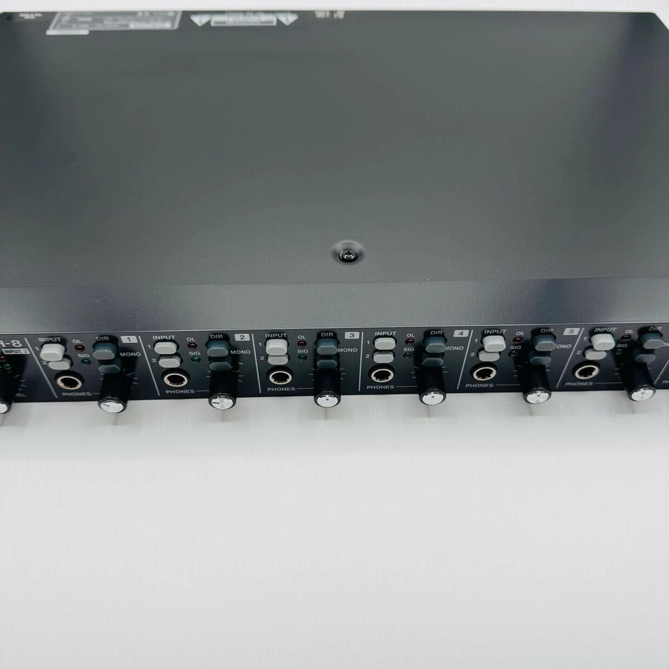 TASCAM MH-8 Rackmount Headphone Amplifier 8-Channel Studio Monitor Tested Japan - Image 4 of 4