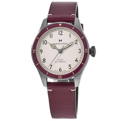 New Hamilton Khaki Aviation Pilot Pioneer Auto White Men's Watch H76265810