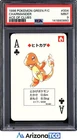 Pokemon 1996 Charmander 004 Ace Clubs Green Playing Cards Japanese PSA 9