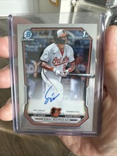 2026 Bowman Baseball Victor Figueroa #CPA-VF Chrome Auto Orioles Prospect