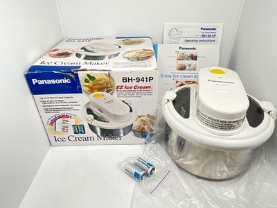 NEW Panasonic EZ Ice Cream Maker BH-941P Battery Powered Cordless