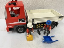 PLAYMOBIL CITY CONSTRUCTION SET 5283 FLATBED TRUCK