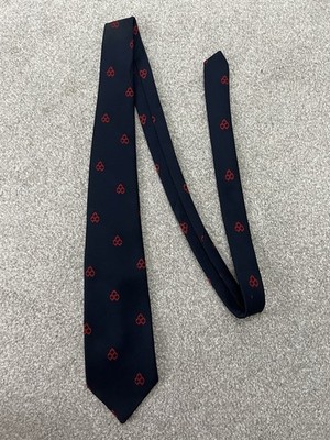 Diamond Shamrock Herren Krawatte Geometrisches Muster Navy