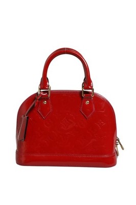Louis Vuitton Pomme D'Amour Monogram Vernis Alma BB 100% Authentic