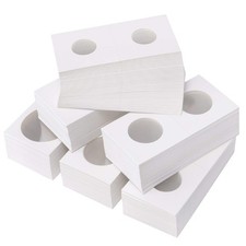 Favourde 300 Pieces Cardboard Coin Holder Flip Mega Assortment, 2 By 2