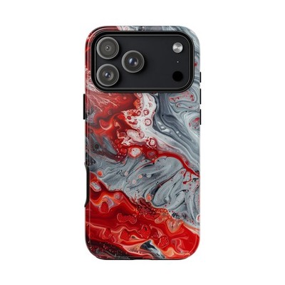 For iPhone/Galaxy/Pixel - Premium Case - Lava Gray Frost Liquid Hydro Dip
