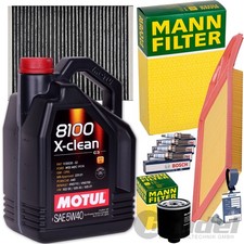 FILTERSET+MOTUL 5W40 ÖL+BOSCH passend für VW POLO 6N2 GOLF 4 BORA 1J LUPO
