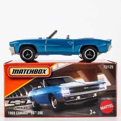 2025 Matchbox Power Grabs #72 1969 Chevrolet® Camaro® SS™ 396 LE