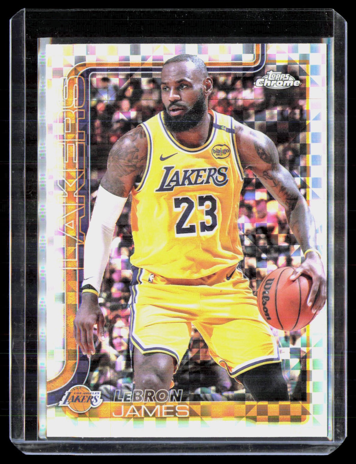 2025-26 Topps Chrome #127 LeBron James X-Fractor