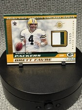 2001 Vanguard Brett Favre Antonio Freeman Game Used GU Patch Jersey JSY #'d /25