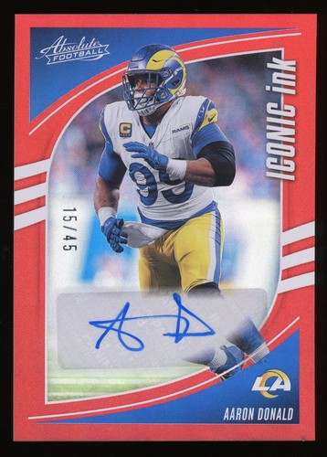 2025 Panini Absolute Aaron Donald Red (RAW)
