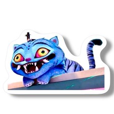 Kpop Demon Hunters Sticker Derpy Cat Kpop Glossy Decal