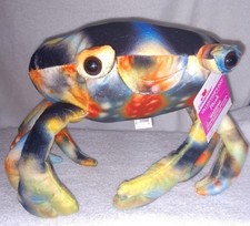 Plush Multi-Color Crab Plush 8" NWT