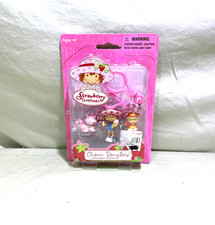 2003 Strawberry Shortcake Charm Danglers Apple Dumplin Custard Necklace New