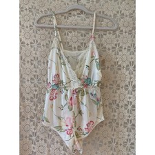 Vintage Floral Romper Sz S