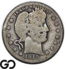 1915-S Barber Quarter