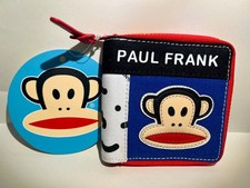 Paul Frank Julius The Monkey Fabric Zip Around Wallet